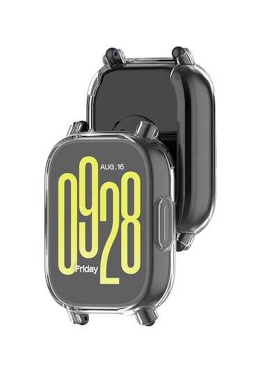 Xiaomi Redmi Watch 5 Active Şeffaf Silikon Kasa Ve Ekran Koruyucu