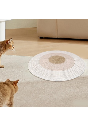 Homyl Kedi Tırmalama Mat Oynama Uyuma Taşlama Kahverengi