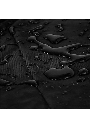 Açık Plaj Sandalyesi Toz Geçirmez Ve Su Geçirmez Kapak Sallanan Sandalye Mobilya Koruyucu Kapak, 200x40x85cm Siyah Gümüş Siyah - Gümüş