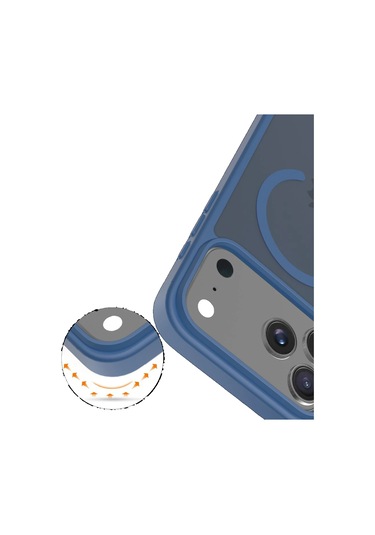 Joko İphone 17 Pro Max Kılıf Jota Seri Magsafe Kapak Lacivert