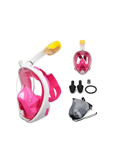 Gmsticaret Dailytech Tam Yüz Dalış Maskesi Slikon Şnorkel Full Face