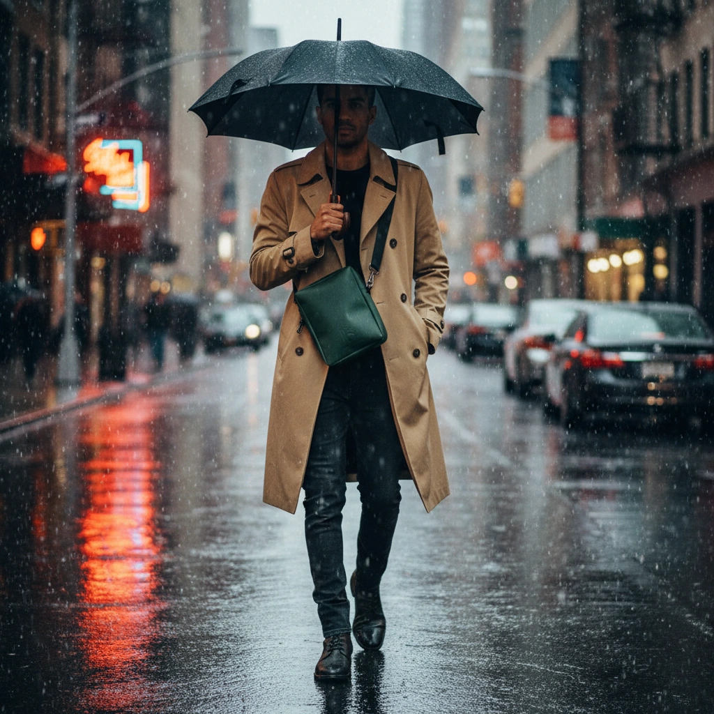 Olive Zeytin Yeşili Dock Structured Sırt Çantası Çok Renkli