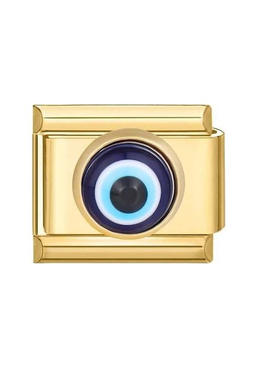 Fastbuy 9mm Paslanmaz Çelik Kelebek Charm Bilezik - Kadın-erkek Gümüş Kaplama Altın Renk Altın - Gümüş