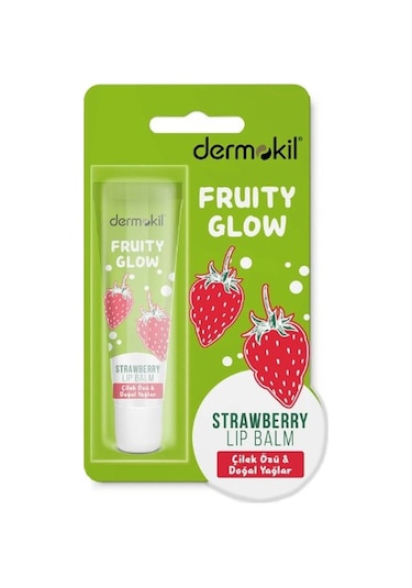 Dermokil Çilek Özü & Doğal Yağlar Lip Balm