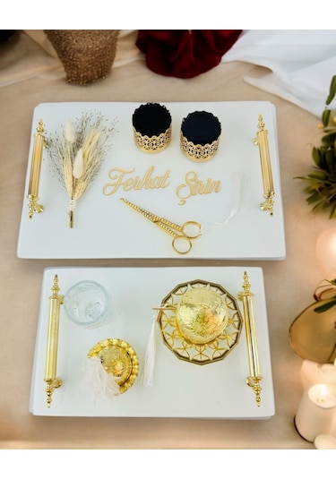 Promise Beyaz Söz Tepsisi Gold Gold