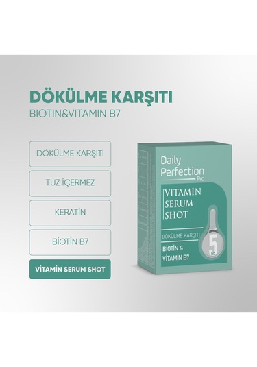 Daily Perfection Pro Vitamin Shot No:5 Dökülme Karşıtı Serum 2 x 6 ML