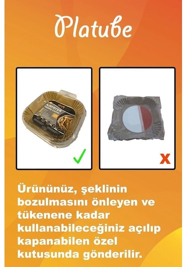 Pisirme Kagidi 100 Adet Airfryer Yagli Kagit Xiaomi Philips Air Fryer Tüm Markalara Uyumlu