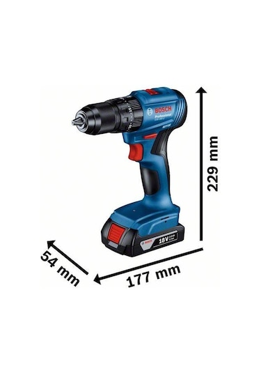 Bosch Gsb 185-lı Tek Akülü Darbeli Matkap 4 Amper Bez Çantalı