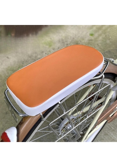 Suntek Bisiklet Arka Koltuk Minderi Hafif 30x15x3.5cm Basit Kahverengi