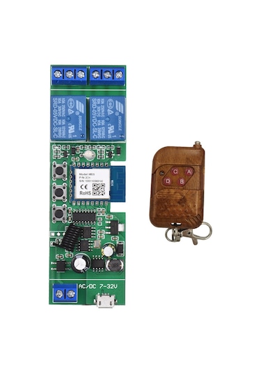 Geeksen Tuya 2 Kanal Wifi Röle Modülü - Alexa Ve Google Home Uyumlu Zamanlama Fonksiyonlu Akıllı A