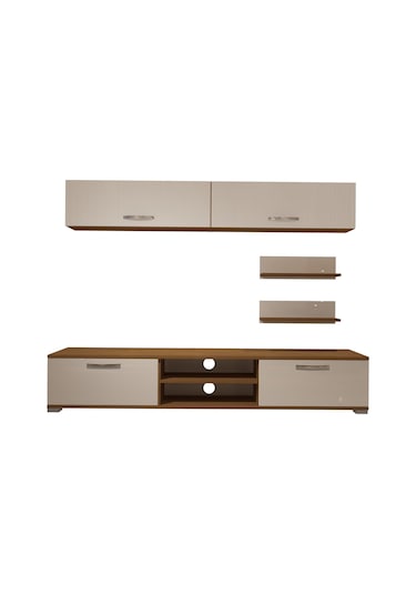 Decoraktiv Eko 5 Mdf Dvd Tv Ünitesi Tv Sehpası Ceviz - Beyaz