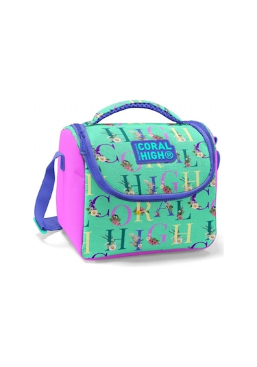 Coral High Kız Çocuk Pembe Su Yeşili Okul Beslenme Çantası Thermo Yalıtımlı 11823