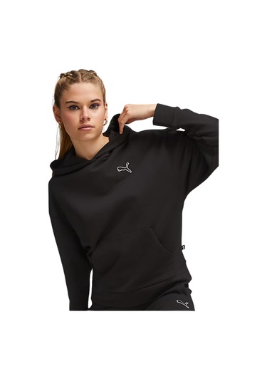 Puma Better Essentials Kapşonlu Kadın Sweatshirt Siyah