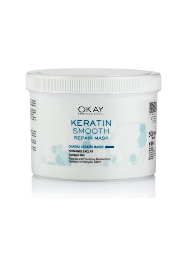Okay Keratin Smooth Onarıcı Keratin Maske 500 ML