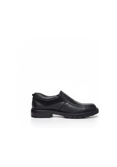 Siyah Erkek Hakiki Deri Ayakkabı 648.201 Siyah