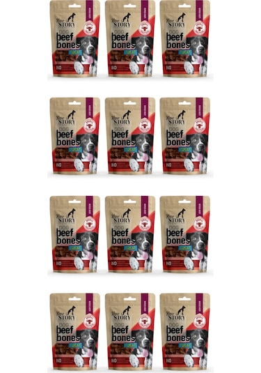 Dog Beef Bones 12x80gr. Biftekli, Köpek Ödül Maması