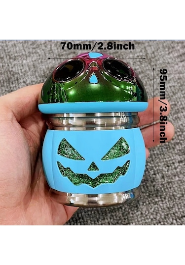 Elmpaly 70mm Bıçaklı Değirmen - 4 Katlı Manuel Kırıcı, Dayanıklı Çinko Alaşım