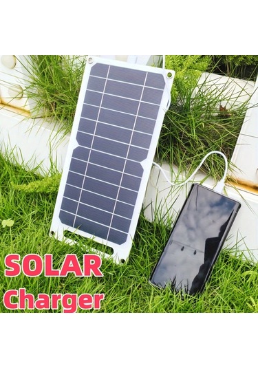 Xuweiwei 1 Adet Dayanıklı Manyetik Güneş Şarj Paneli Güneş 30w 5v Usb Çıkışlı Fotovoltaik Modül Güç Bankaları Telefonlar Kamp Ev Karavan