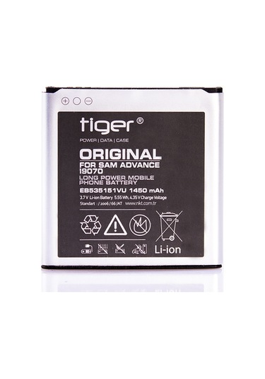 Tiger Samsung Uyumlu Galaxy S Advance I9070 Eb535151Vu Batarya 1450 Ma