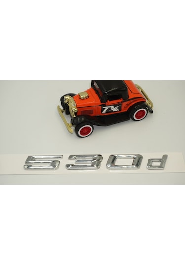 Bmw 530D Bagaj Krom Metal 3M 3D Yazı Logo