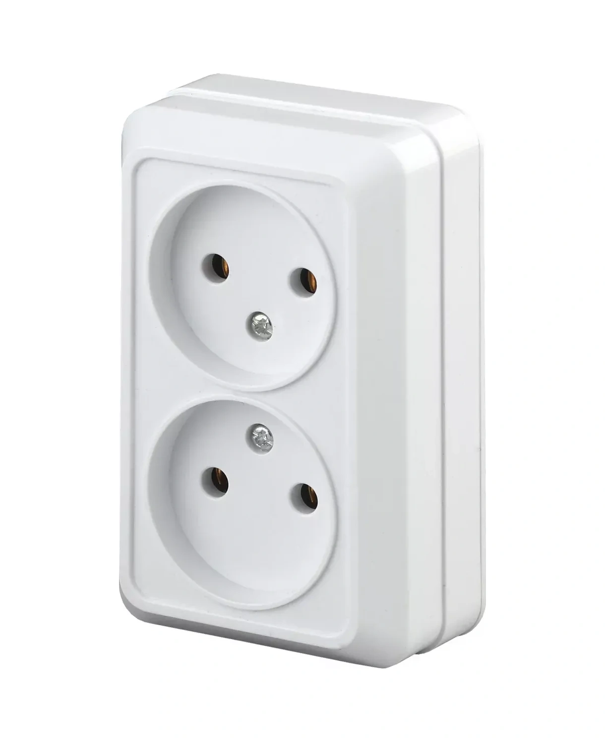 Intro Quadro Yüzeye Monteli Çift Çıkışlı Topraklamasız Priz 16a-250v 262136480 2-203-01