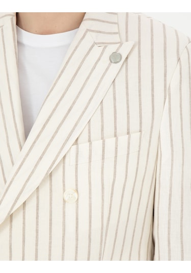 Pierre Cardin Erkek Ekru Ceket 50284938-vr019 Ekru