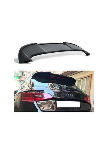 Audi A3 8v Hb Spoiler Parlak Siyah Spoyler Plastik İthal 2014-2019