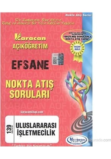 Karacan Aöf 2014 1.Sınıf Uluslararası Işletmecilik Nokta Atış