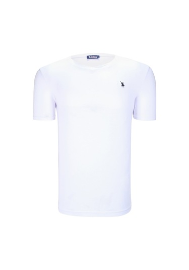 İkili Set T8568 Dewberry V Yaka Erkek T-shırt-kar Beyaz- Kar Beyaz Kar Beyaz- Kar Beyaz