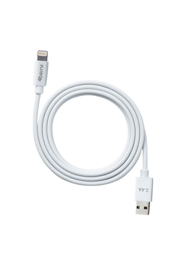 Eco-alt Beyaz Usb-a-lightning Kablo 1.2 M, 2.4 A Hızlı Şarj