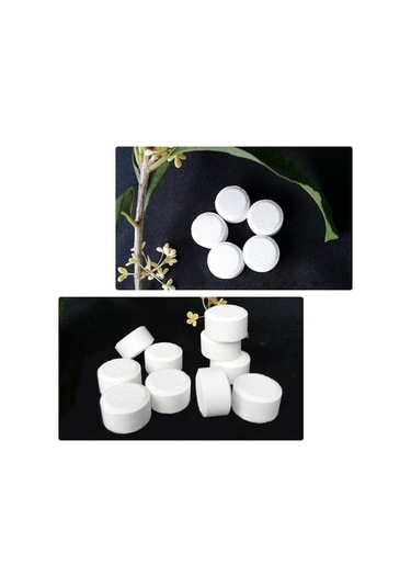 Novahub Kolay Taşınabilir Efervesan El Sabunu Tabletleri 10'lu Paket - Köpük Şişesi Dahil Beyaz Beyaz