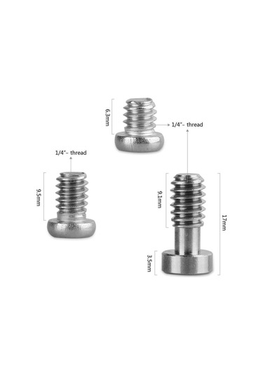 Smallrig 1713 Altıgen Vidalı Paketi 12 Adet Siyah