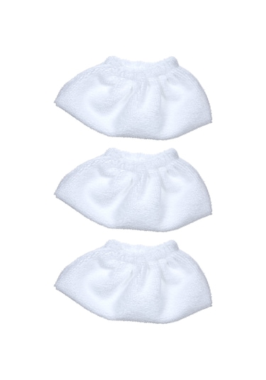 Teltree Karcher Sc2/sc3/sc4/sc5 Buharlı Temizleyici İçin 3'lü Mikrofiber Bez Seti - Nozul Kılıfı Ve Temizleme Pedi