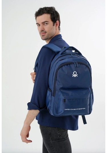 United Colors Of Benetton Unisex Sırt Çantası 20969 Lacivert