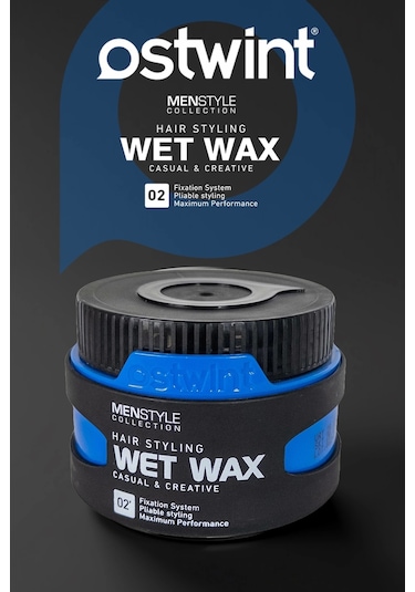 Ostwint Menstyle Collection Profesyonel Saç Şekillendirici Wet Wax 150 ML