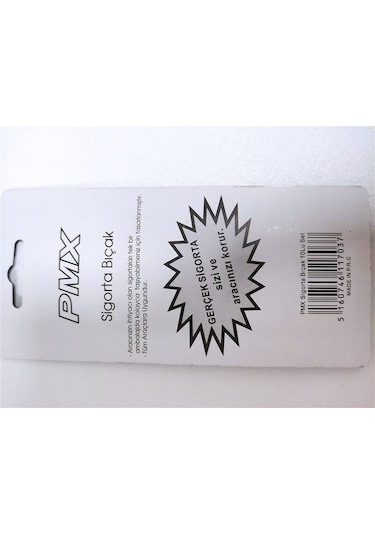 Pmx Yassı Bıçak Sigorta 10.Lu Paket 1392