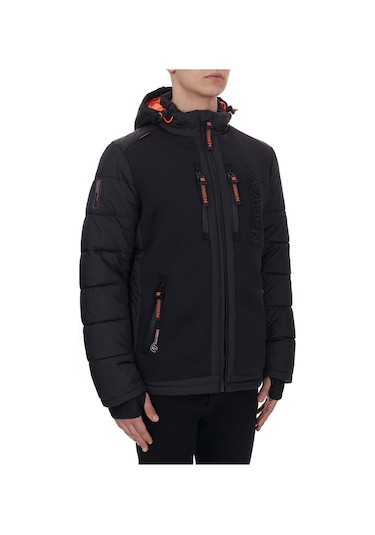 Norway Geographical Erkek Parka Beachwood (482474101) Siyah