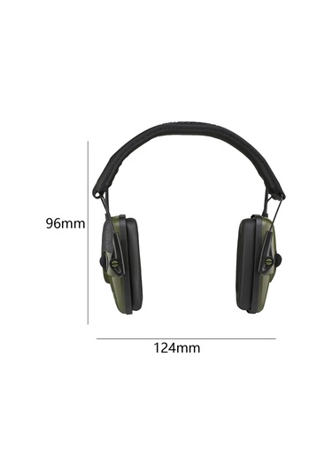 Dolıty Kulaklıklar Katlanır İnşaat İşitme Koruması Yeşil