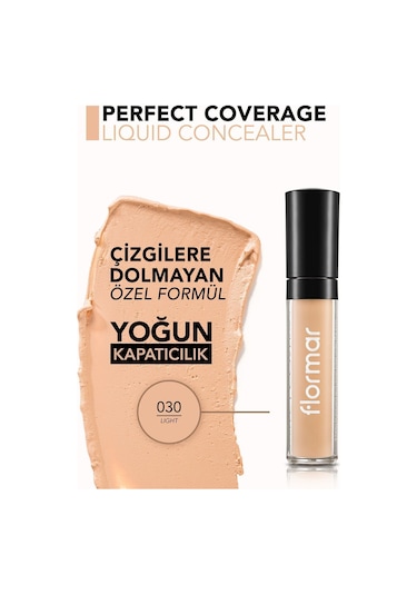 Flormar Likit Kapatıcı - Perfect Coverage Concealer - 030 Light -  8690604558063