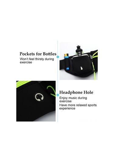 Geeksen Unisex Spor Bel Çantası, Su Flaslı, Su Geçirmez, Çok Fonksiyonlu, Koşu Ve Outdoor Aktivitelere İdeal, Mavi 1053 Mavi