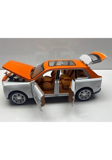 Metal Model Oyuncak Araba 1.24 Koleksiyon Araba Kapılar Açılır Sesli Işıklı Kırmızı