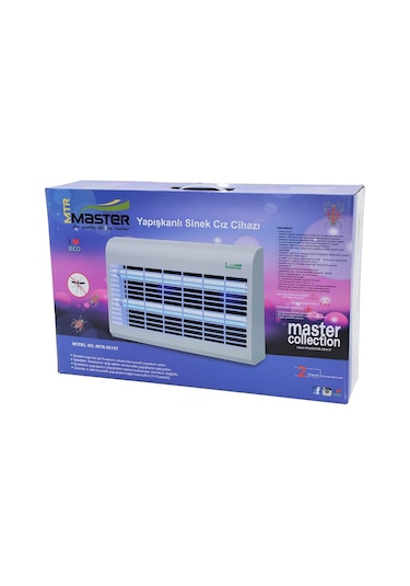 2 Ledli Sinek Öldürücü Cız Cihazı 30wyapışkanlı 47.5x9x5x29cm100m