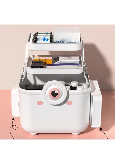 Suntek Tıbbi İlk Yardım Kutusu Konteyner Spor Için Saplı