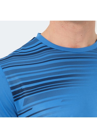 Slazenger RAVEN Erkek  Saks Mavi Tişört