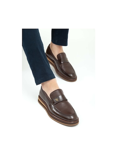 Tamer Tanca Erkek Hakiki Deri Kahverengi Açma Casual Ayakkabı 183 20067 Erk Ayk Sk22/23 Khv Acma/khv Gyk Kahverengi