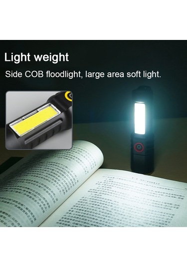 Teltree Usb Hızlı Şarjlı, Çift Işık Kaynağı, Teleskopik Odaklı, Dışarıda Kullanım İçin Altın El Feneri Altın