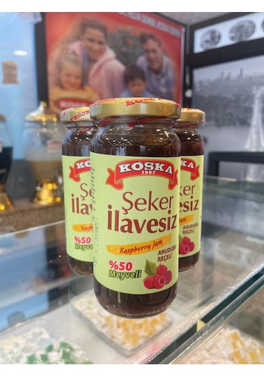Koska Şeker İlavesiz Ahududu Reçeli 270 Gr 1 Adet