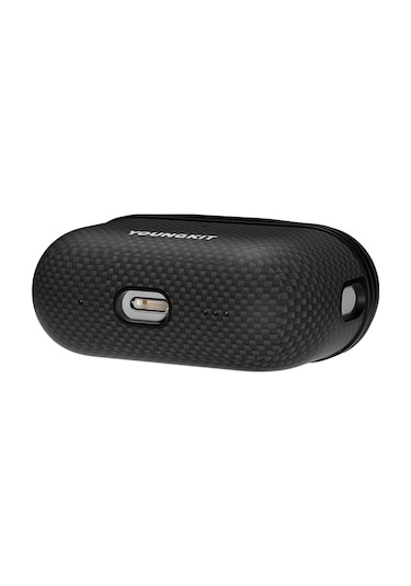 Airpods Pro 2.nesil Kılıf Magsafe Uyumlu Aramid Fiber Youngkit 1500d Kevlar Extreme Wing Seri Siyah