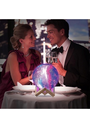 Sevgililer Günü Hediyeleri 16 Renk Led, 5,9 İnç/15 Cm Çok Renkli