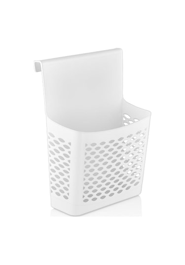 Dolap İçi Düzenleyici Dolap Kapağına Takılan Organizer Deterjanlı Beyaz